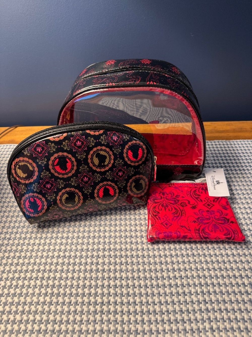 Beautifully Disney Cosmetic Bag Set NWT